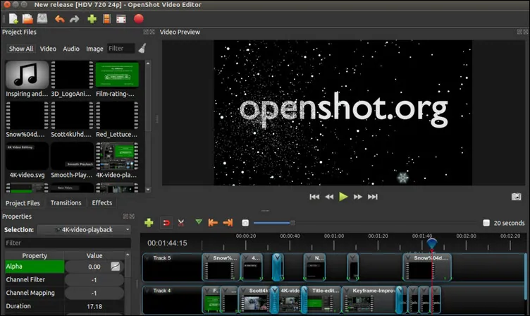 Free MP4 Editing Software for Windows 10 - OpenShot