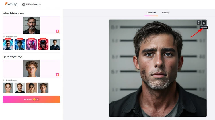 Download Fake Mugshot - FlexClip