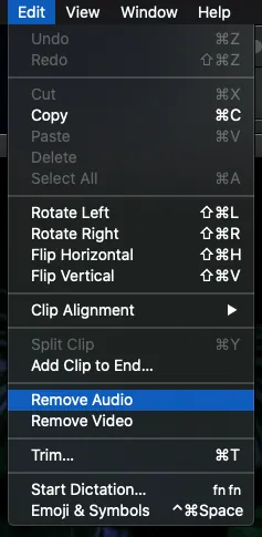 Remove Sound from Video with QuickTime on Mac - Remove Audio