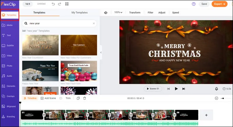 Christmas Animation and Slideshow Maker