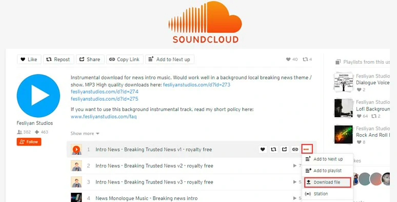 Get royalty-free news intro music from contributors on SoundCloud