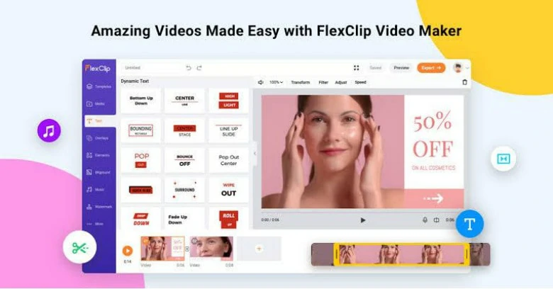 Non Linear Video Editing Software - FlexClip