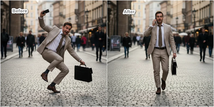 Change Photo Pose in Photo