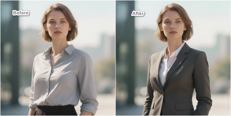 Put on Virtual Outfit in Photo