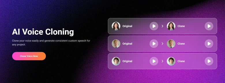 FlexClip Clone the Deceased Voice