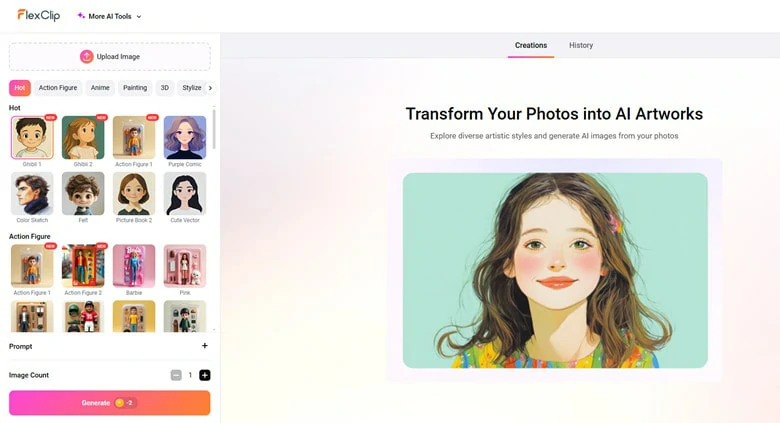 Photo to Oil Painting Conversion: Upload Your Photo