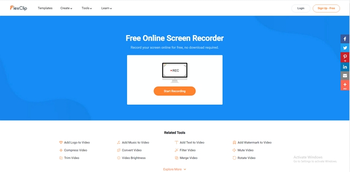 Screen Recorder - FlexClip