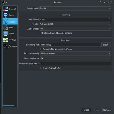 Check OBS Audio Settings to Fix OBS Not Recording Audio