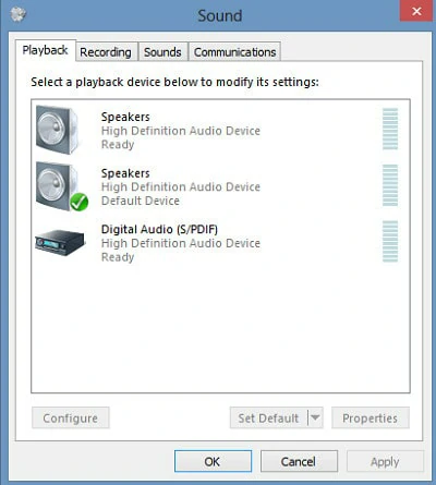 Set Speaker as Default Choice to Fix OBS Not Recording Audio Issue