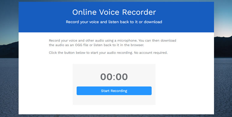 Versatile VirtualSpeech online voice recorder 