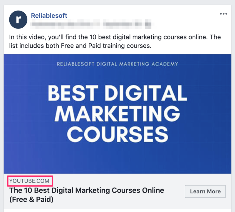 Facebook video Ads