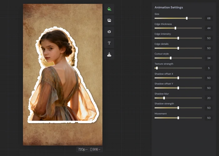 Paper Cut-Out Animation from Paper Animator Website