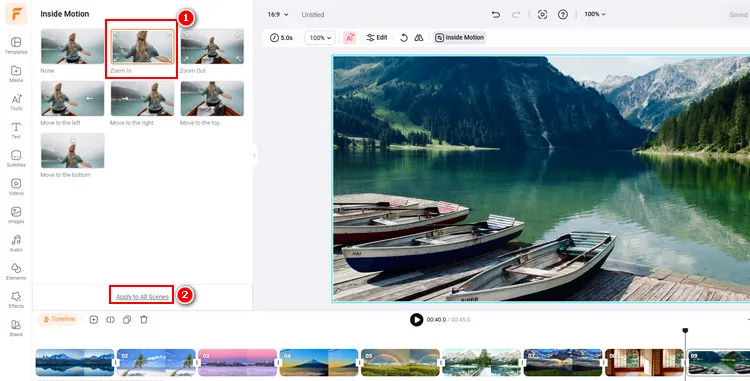 Add Photo Animation - FlexClip
