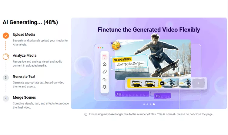 Auto Edit Your Photos to Make a Slideshow with Music - Generate