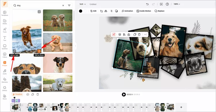 How to Make a Photo Slideshow with Music - Add Footage