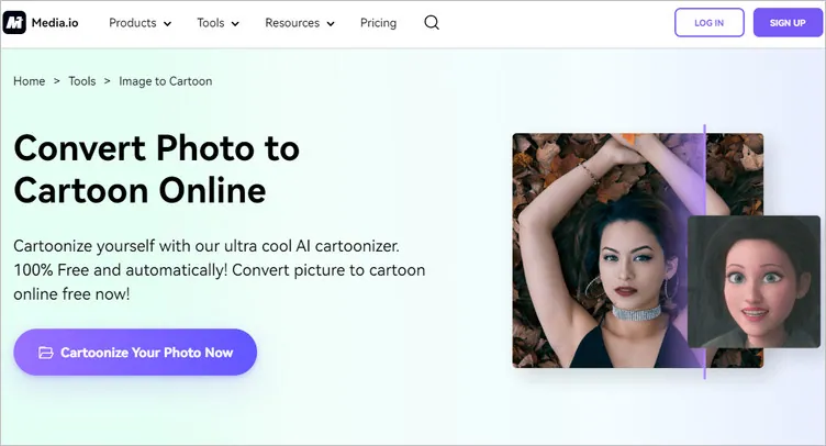 Photo to 3D Cartoon Converter: Media.io