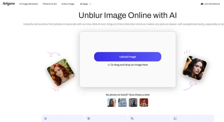 Online Picture Blur Remover - Artguru