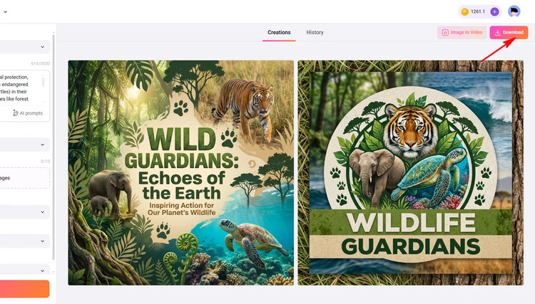 Download Podcast Cover - FlexClip