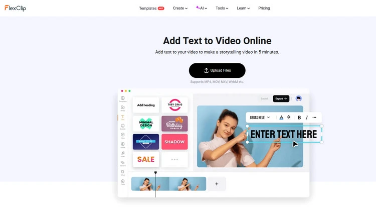 Text Library - FlexClip