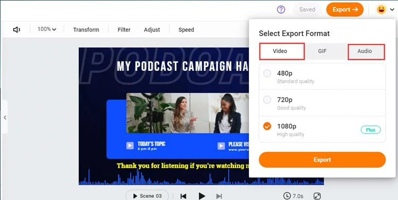 Easily share and repurpose your podcast intro