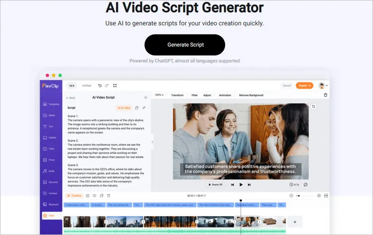 AI Script Generator for Your Podcast Trailer