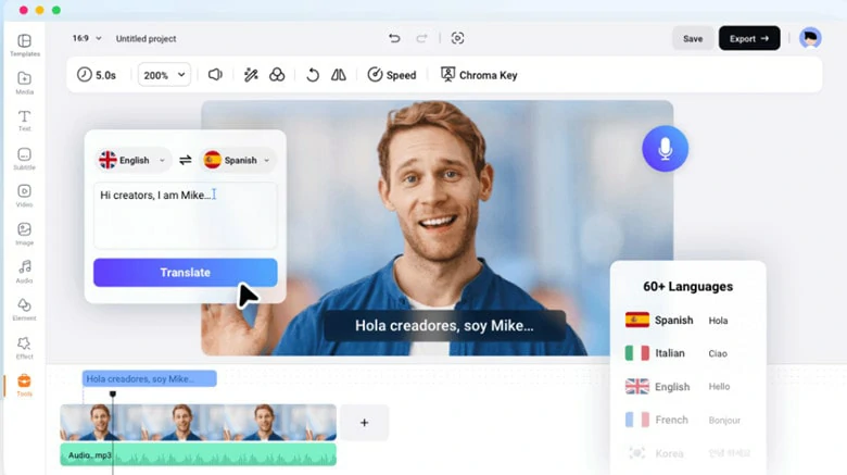 Translate Podcast to Speech in Other Languages