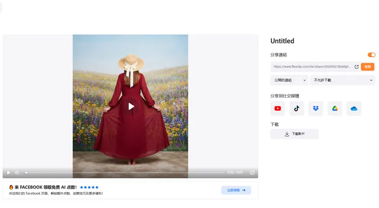 分享 AI 詩歌影片