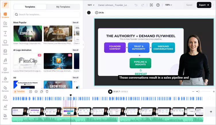 Convert PPT to Video with AI Narration: Edit