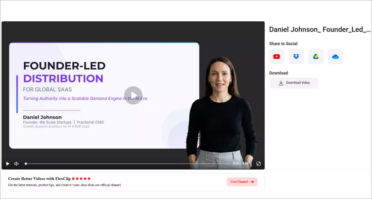 Convert PPT to Video with AI Narration: Generate