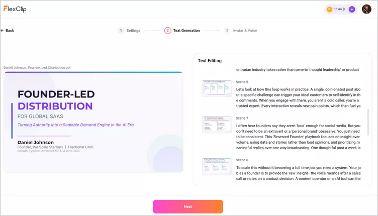Convert PPT to Video with AI Narration: Script