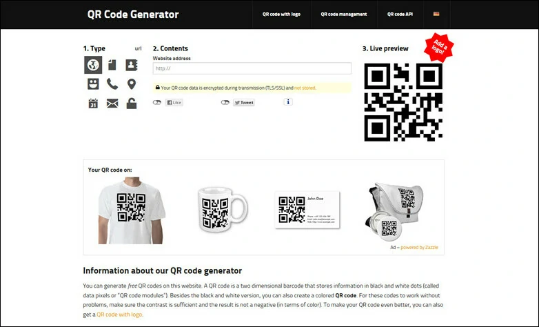 QR Code Generator for Wedding Online - GoQR.me