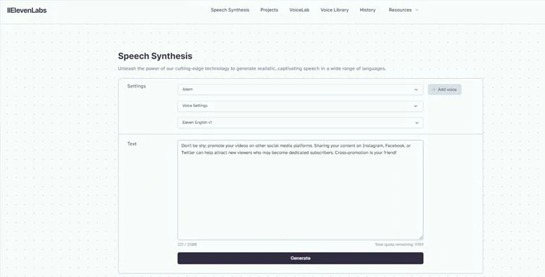 Create a human-sounding radio announcer voice by ElevenLabs radio announcer voice generator