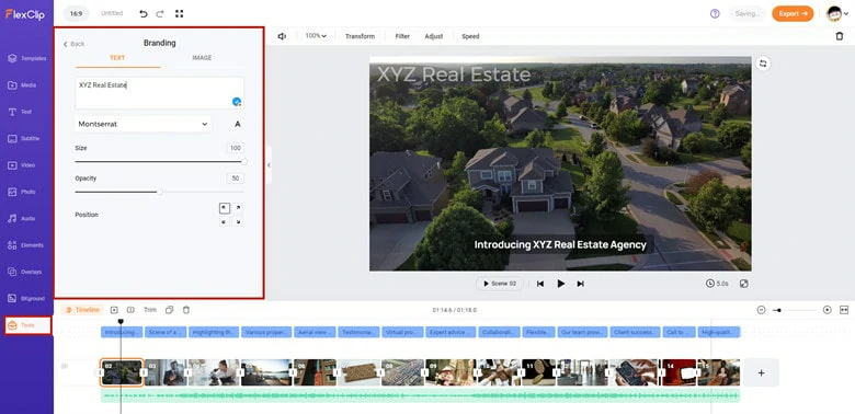 Customize the Real Estate Video with Your Brand Logo