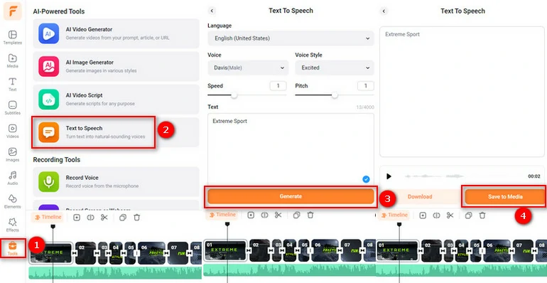 Generate AI Voice