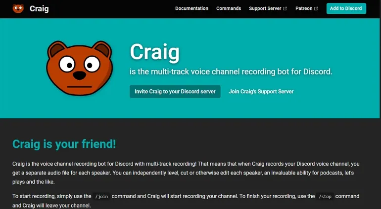 Record Discord Calls with Craig Bot - Step 1