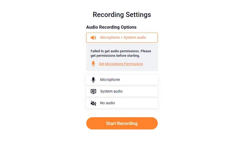 FlexClip Audio Recording Options