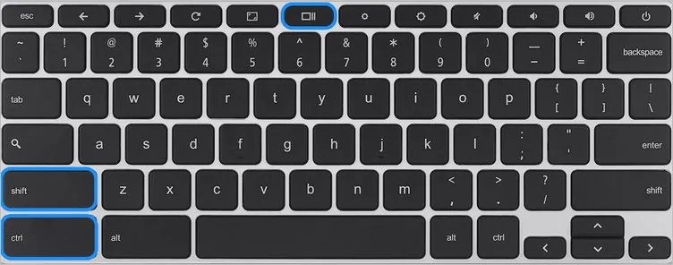 Chromebook内蔵の録画機能を起動