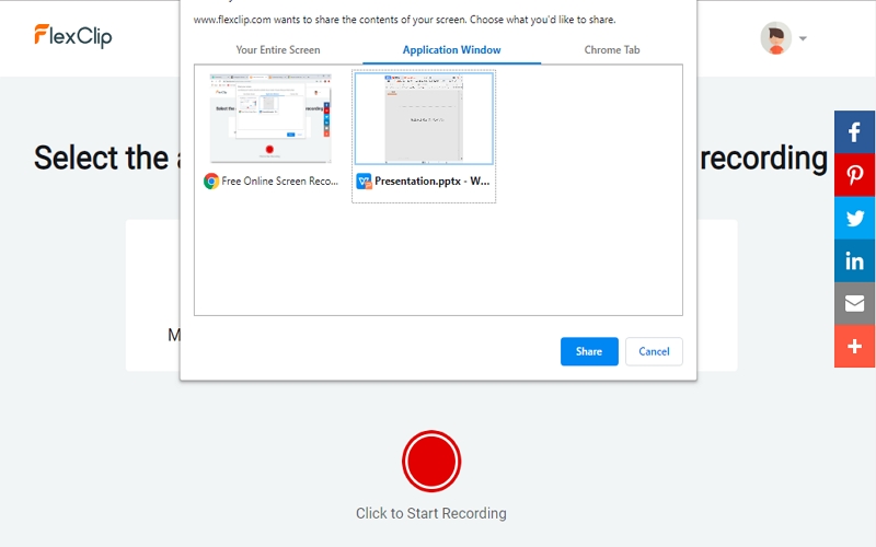 Record Presentation with Images and Audio - Step 3