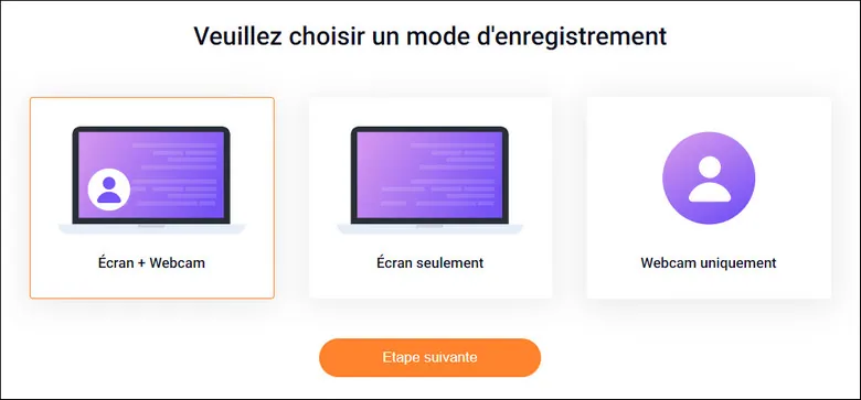 Record Screen and Webcam Simultaneously - Step 2