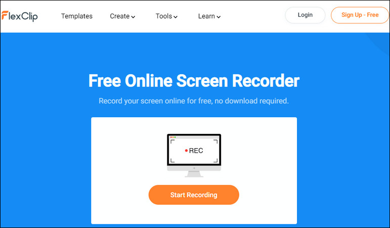 Best Free Online Screen Recorder No Watermark - FlexClip 