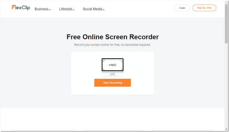 Free steps video recorder online - FlexClip.