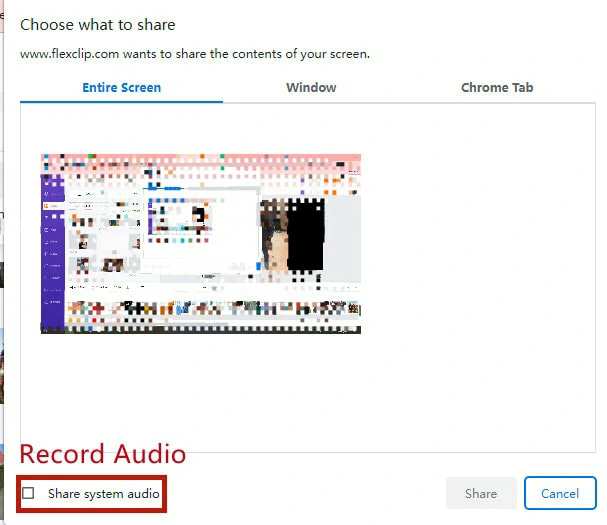 Record Screen with Audio