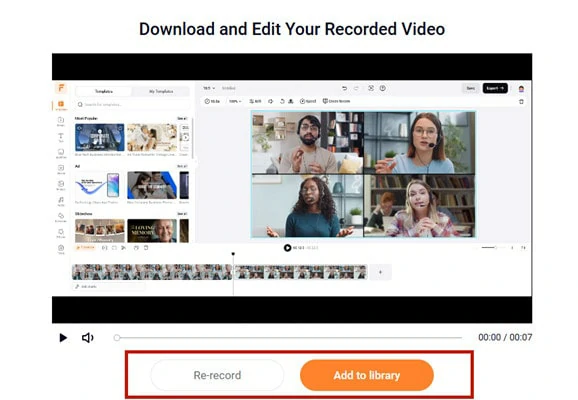 Edit the Recording Feature or Directly Export to Local File