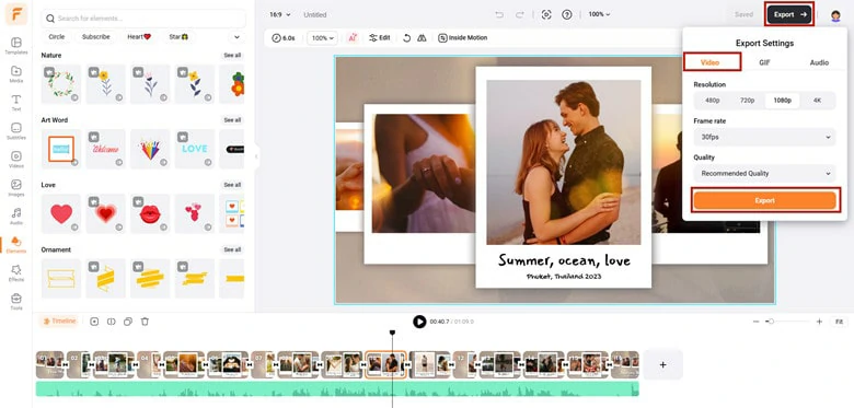 Prefect Your Video and Export to Local Folder