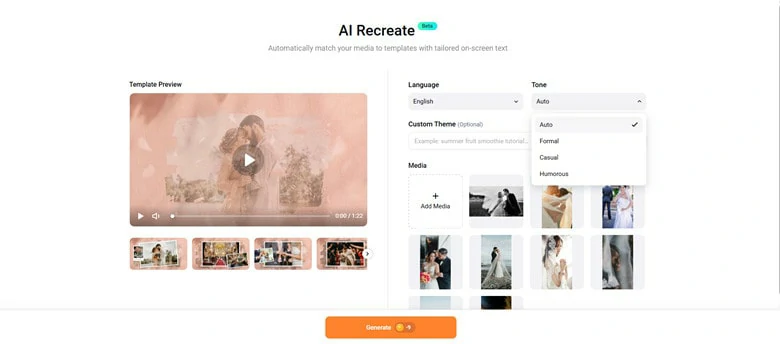 Upload Photos and Make Customization of Your Romantic Video