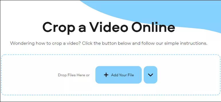 Remove Black Bars from Video with Movavi - Upload Video
