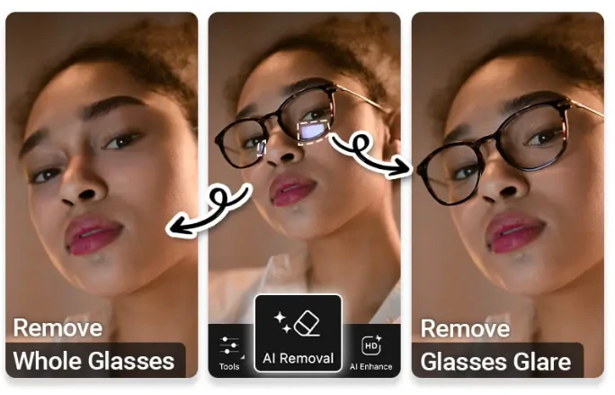 Glasses Glare Remover - YouCam