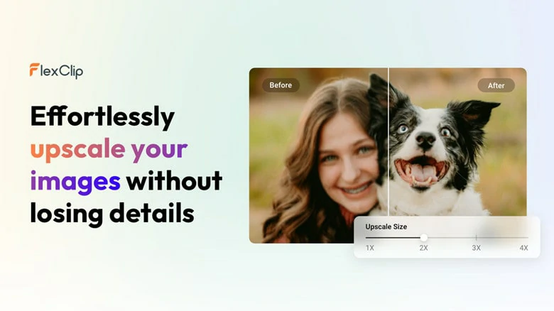 Remove Grain from Photo in One Tap Using AI - FlexClip