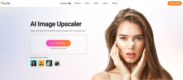 Upload Your Grainy Photo to FlexClip's AI Denoiser