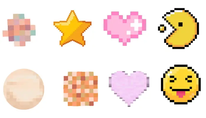 形状モザイク（シェイプモザイク）